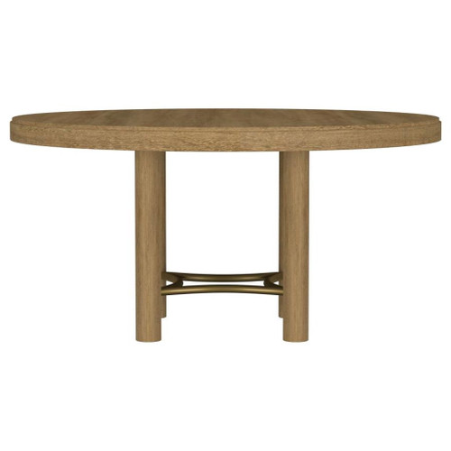 Arini - 60" Round Wood Dining Room Table - Sand Wash