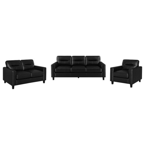 Scotland - Faux Leather Upholstered Sofa Set Scotland - Faux Leather Upholstered Sofa Set
