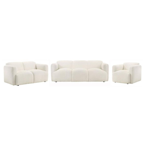Dorset - Upholstered Round Track Arm Sofa Set Dorset - Upholstered Round Track Arm Sofa Set