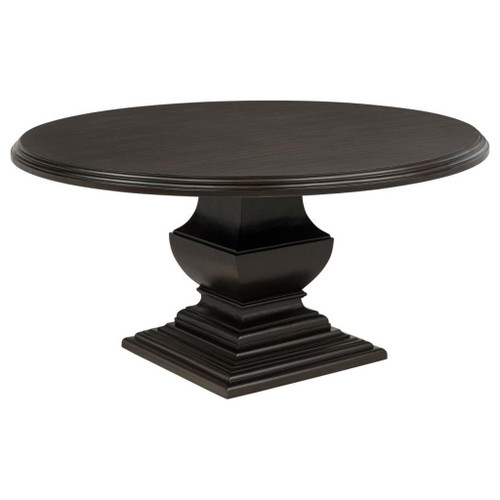 Twyla - 60" Round Wood Dining Room Table - Dark Cocoa