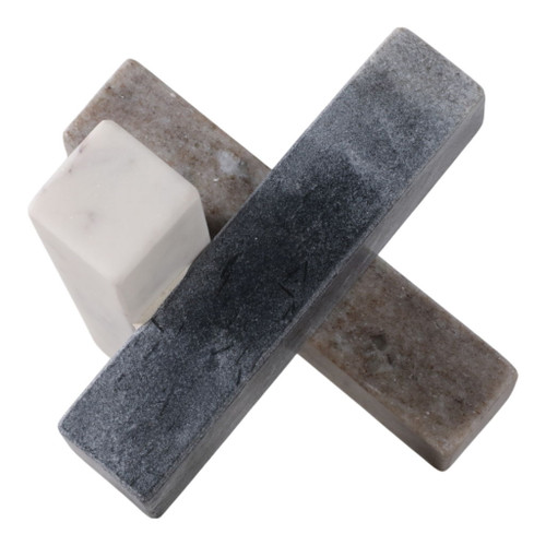 6" x 6" Marble Abstract Jack - Multi 6" x 6" Marble Abstract Jack - Multi