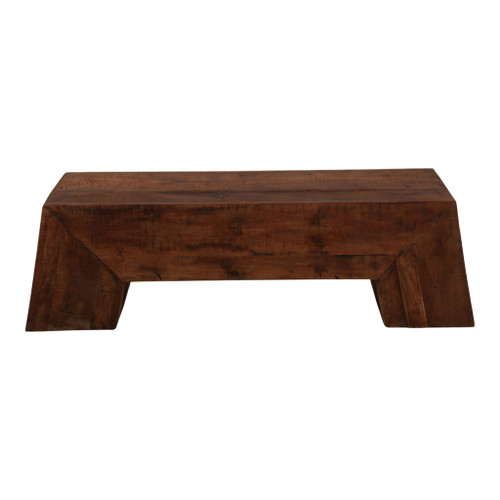 60" x 18" Reclaimed Wood Angled Bench - Natural 60" x 18" Reclaimed Wood Angled Bench - Natural