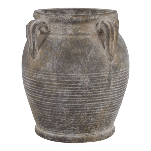 9" x 8" Vase With Handles - Brown 9" x 8" Vase With Handles - Brown