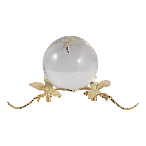 Stafford Dragonfly Paperweight - Gray / Gold Stafford Dragonfly Paperweight - Gray / Gold