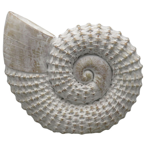 12" x 11" Woven Shell Decor - White 12" x 11" Woven Shell Decor - White