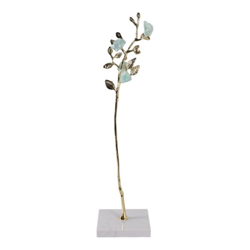 Peoria Flourite Stone Tree Statuary Large - Green Peoria Flourite Stone Tree Statuary Large - Green