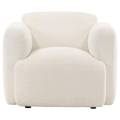 Dorset - Fabric Upholstered Round Track Arm Accent Chair