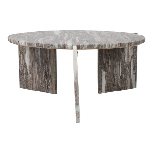 3-Leg Marble Coffee Table - Gray 3-Leg Marble Coffee Table - Gray
