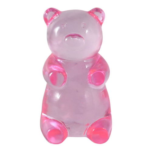 7" x 4" Transparent Resin Gummy Bear - Pink 7" x 4" Transparent Resin Gummy Bear - Pink