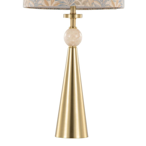Cone - Travertine Table Lamp (Set of 2)