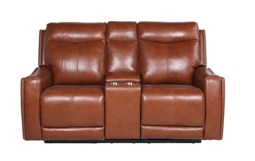 Natalia - Recliner Console Loveseat - Dark Brown Natalia - Recliner Console Loveseat - Dark Brown