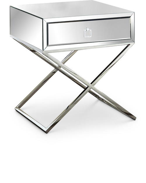 Lynn - Side Table - Chrome