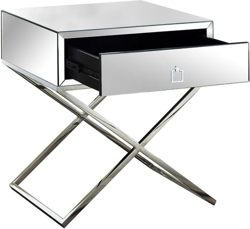 Lynn - Side Table - Chrome