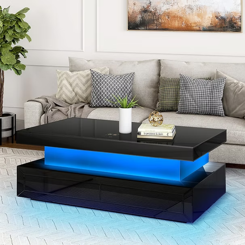 Alma Black Modern Coffee Table