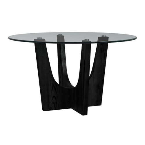 Oregon - Round Table With Glass Top