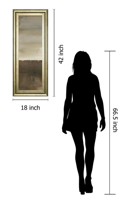 September Fog Descending By Heather Ross - Framed Print Wall Art - Dark Brown