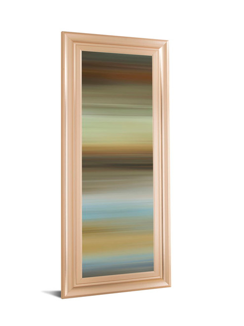 Abstract Horizon I By James Mcmaster - Framed Print Wall Art - Beige