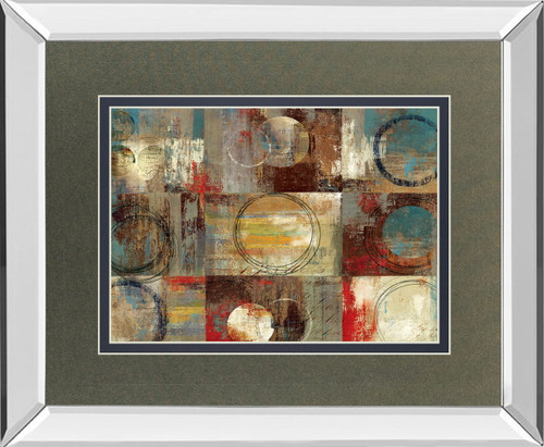 All Around Play By Tom Reeves - Mirror Framed Print Wall Art - Dark Gray