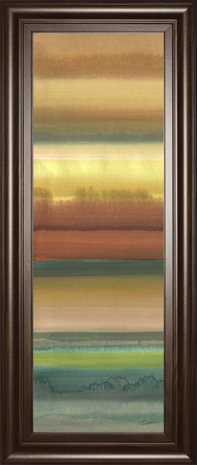 Ambient Sky I By John Butler - Framed Print Wall Art - Light Brown