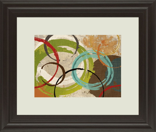 Away We Go I By Katrina Craven - Framed Print Wall Art - Beige