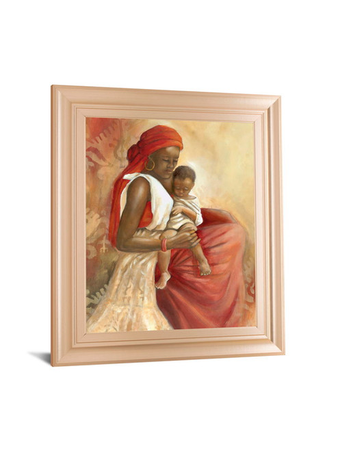 Beauty Of Love I By Carol Robinson - Framed Print Wall Art - Light Brown