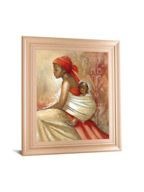 Beauty Of Love Il By Carol Robinson - Framed Print Wall Art - Red