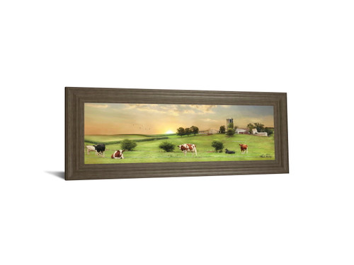 Blessed Morning By Lori Deiter - Framed Print Wall Art - Green