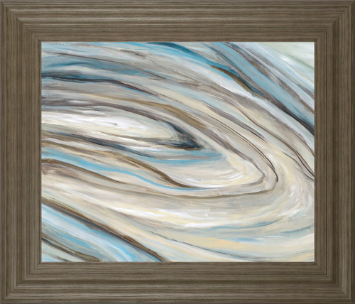 Blue Amethyst By Wani Pasion - Framed Print Wall Art - Blue