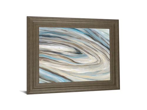 Blue Amethyst By Wani Pasion - Framed Print Wall Art - Blue