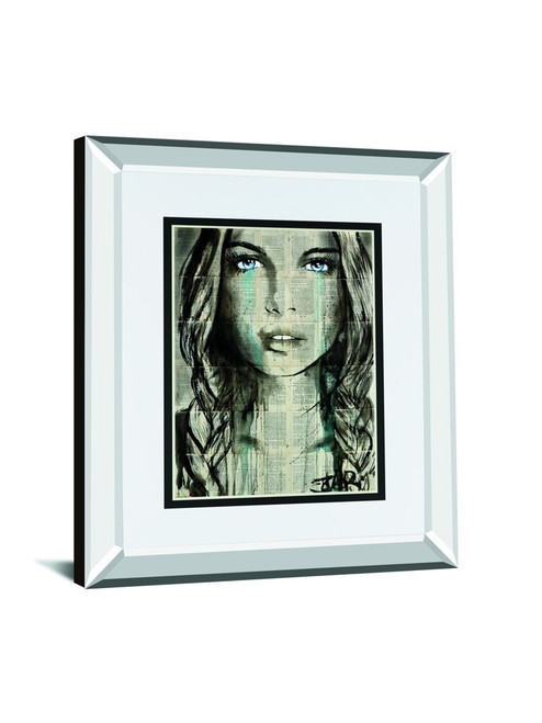 Shore By Loui Jover Mirrored Frame - Dark Gray