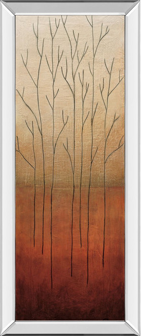 Branch Rouge II By Eve - Mirrored Frame Wall Art - Light Brown
