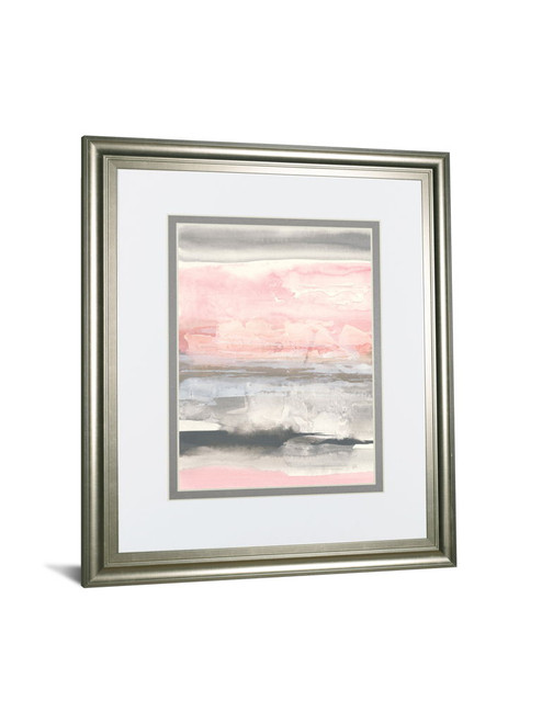 Charcoal And Blush II By Chris Paschke - Pink