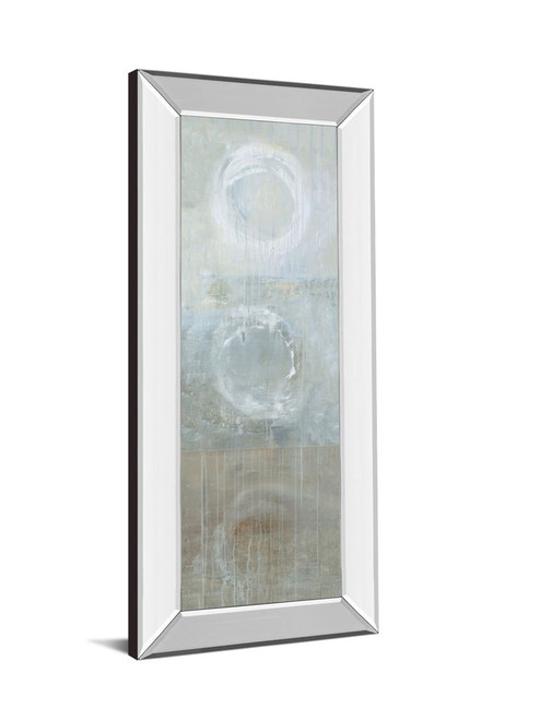 Evolu By Heather Ross - Mirror Framed Print Wall Art - Gray