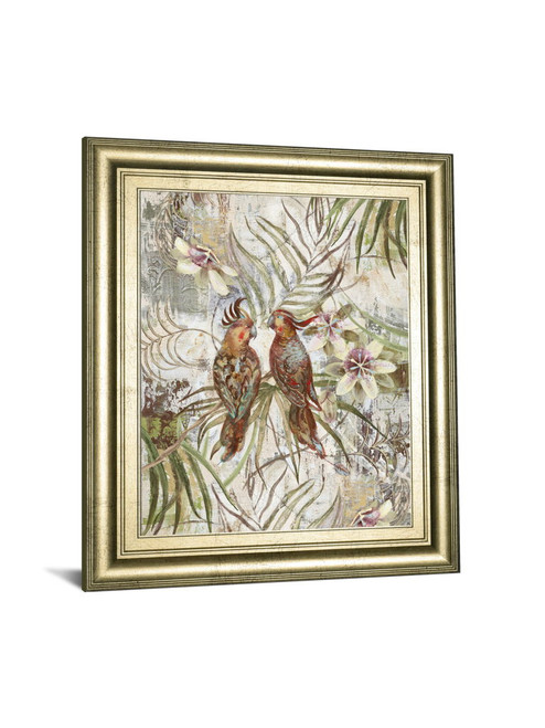 Eye To Eye By Sofi Taylor - Framed Print Wall Art - Green
