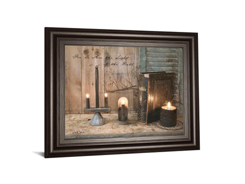 For Ye Are The Light By Billy Jacobs - Framed Print Wall Art - Black