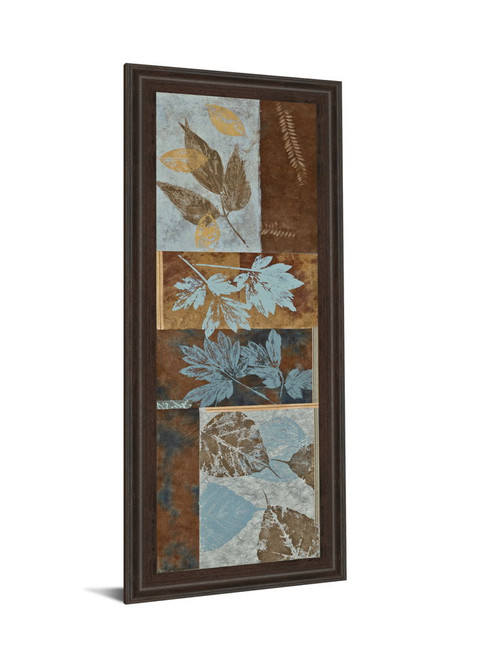 Fusion Panel Il By Jeni Lee - Framed Print Wall Art - Light Brown