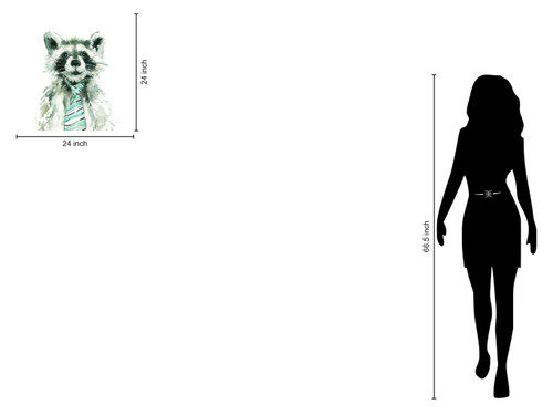 Gallery Wrapped Giclee On Canvas Funny Pet In Tie 24 X 24