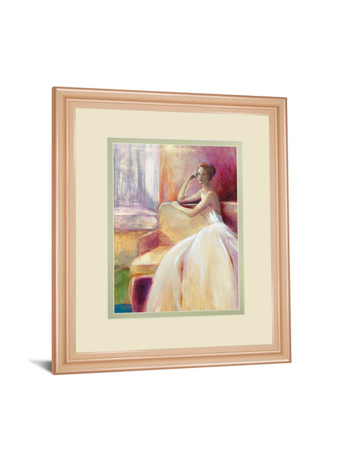 Getting Ready IIl By Sutton - Framed Print Wall Art - Beige