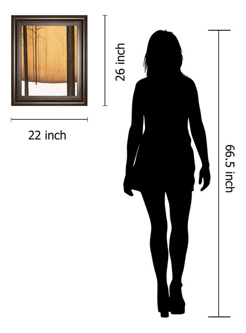 Golden Twilight By St. Germain - Framed Print Wall Art - Orange