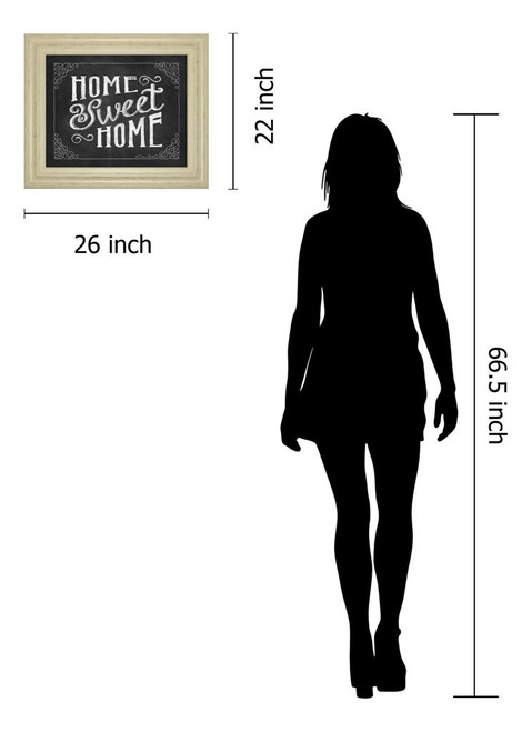 Home Sweet Home By Susan Ball - Framed Print Wall Art - White