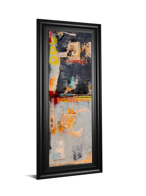 Hong Kong Post I By Erin Ashley - Framed Print Wall Art - Blue