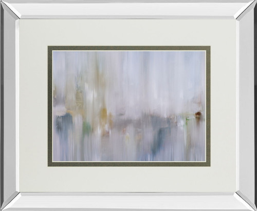 Infinite Reflections By Jacueline Ellens Mirrored Frame - Purple