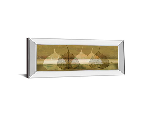 Less Is More III By Patricia Pinto - Mirror Framed Print Wall Art - Beige