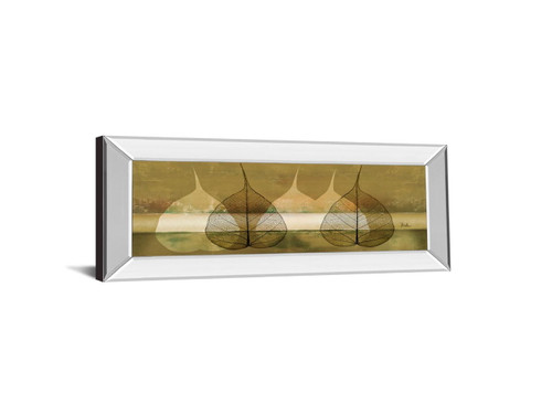 Less Is More III By Patricia Pinto - Mirror Framed Print Wall Art - Beige