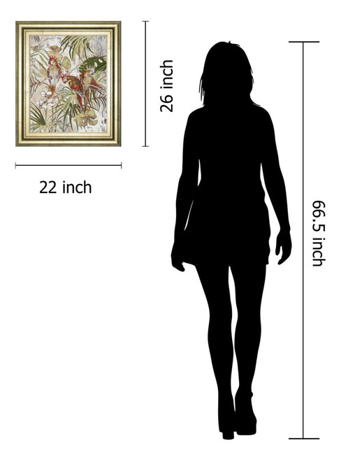 Let's Talk By Sofi Taylor - Framed Print Wall Art - Green