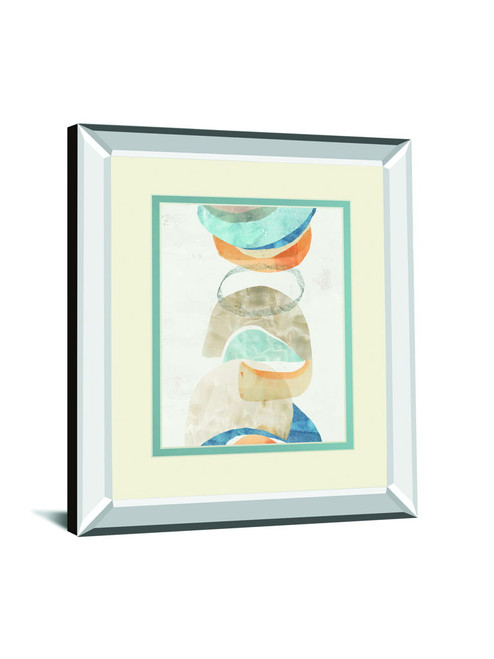Magnetism I By Pi Studio Mirrored Frame - Blue
