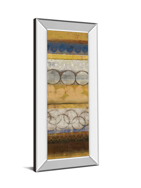 Mellow Il By Allison Pearce - Mirror Framed Print Wall Art - Yellow