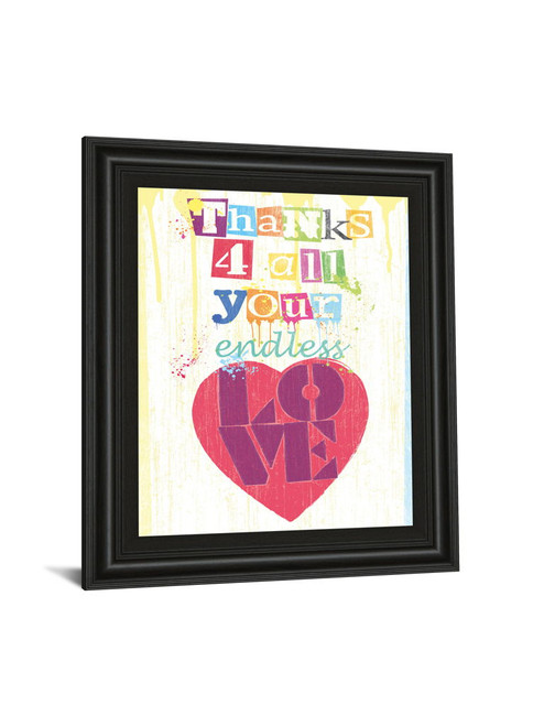 Must Be Love Il By Tom Frazier - Framed Print Wall Art - Purple