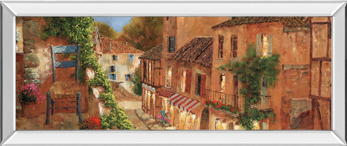 My Balcony By Archambault G - Mirrored Frame Wall Art - Light Brown