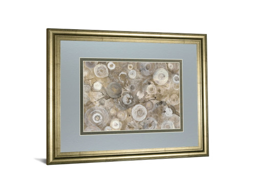 Natural Agate By Albena Hristova - Framed Print Wall Art - Beige